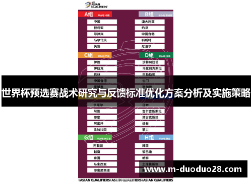 世界杯预选赛战术研究与反馈标准优化方案分析及实施策略