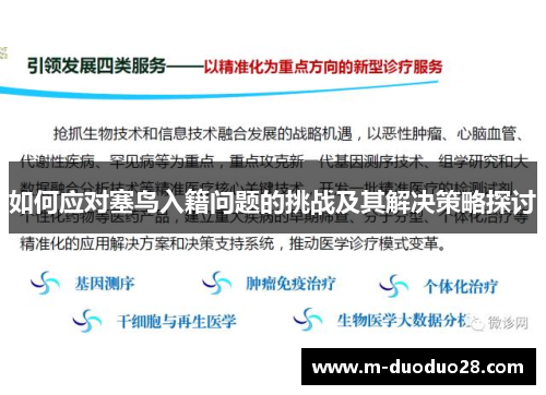 如何应对塞鸟入籍问题的挑战及其解决策略探讨