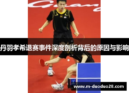 丹羽孝希退赛事件深度剖析背后的原因与影响
